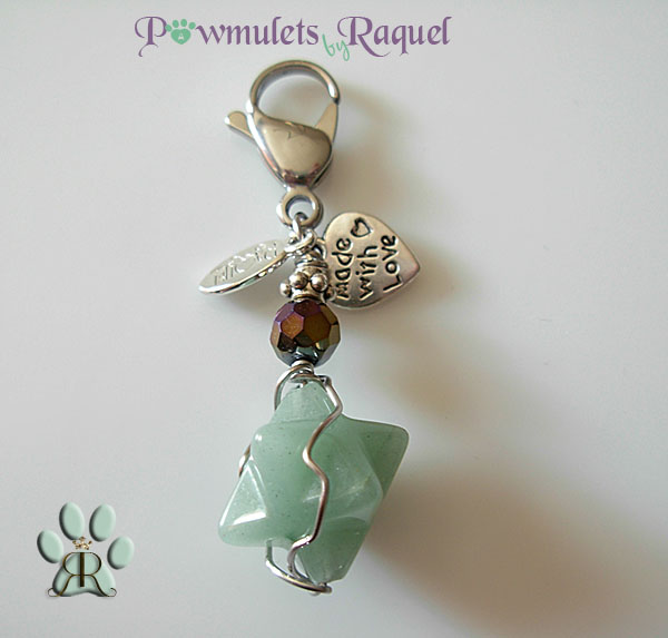 aventurine pet charm merkava amulet